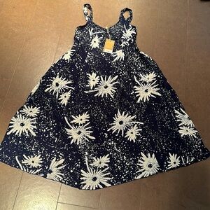 BLUE sky clothing Shauna midi dress size medium